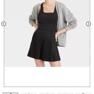 All in Motion-M-black-pleated,built in shorts, Pickleball,tennis,activity dress.